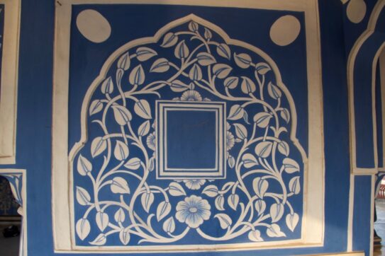 Blue and White Colour Combination