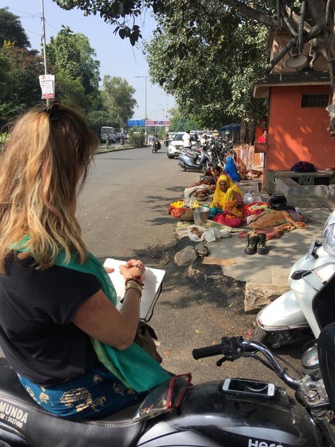 Sketching and Painting Holidays India Life